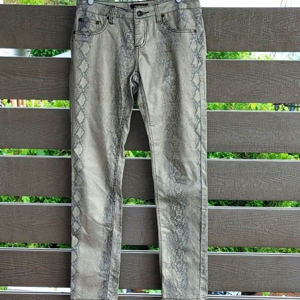 Suki Jeans size 4‎ women Pant gold & black